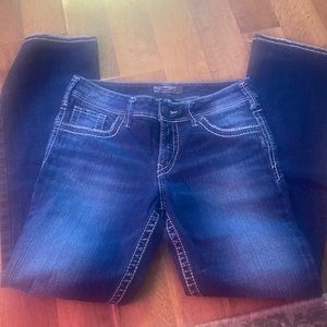 Silver bootcut jeans